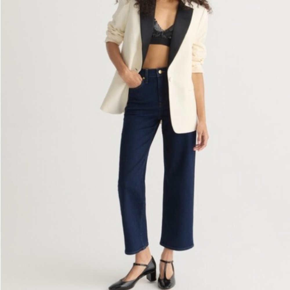J Crew Slim Wide Leg Brushed Back Jean 20/35